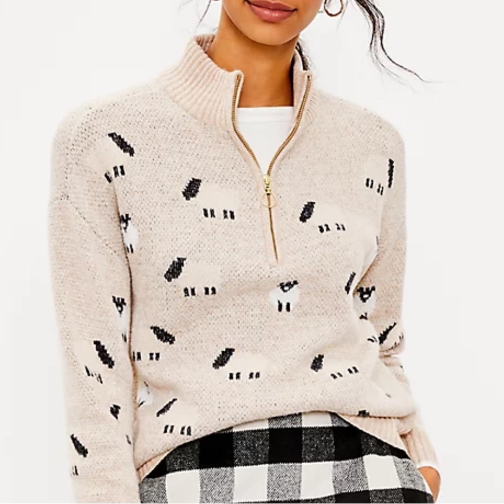 Loft Sheep Zip Sweater